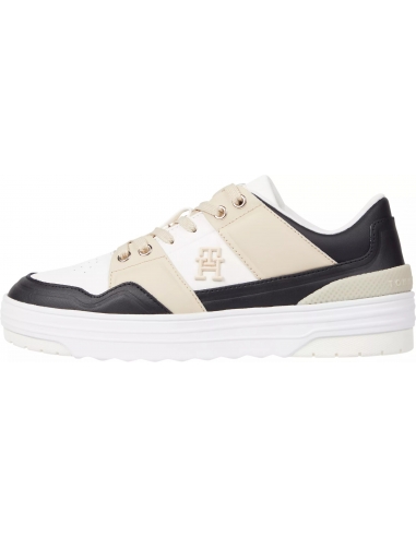 LEATHER TH MONOGRAM BASKETBALL TRAINERS