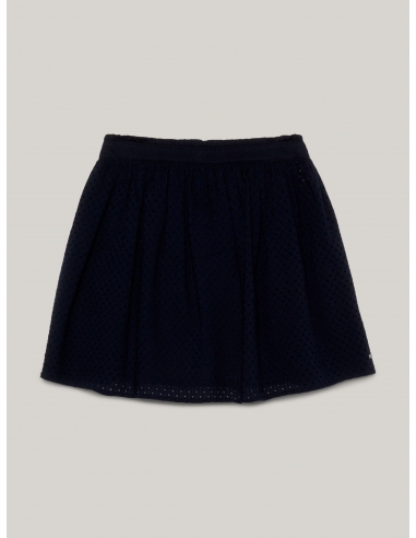 ESSENTIAL BRODERIE ANGLAISE MINI SKIRT