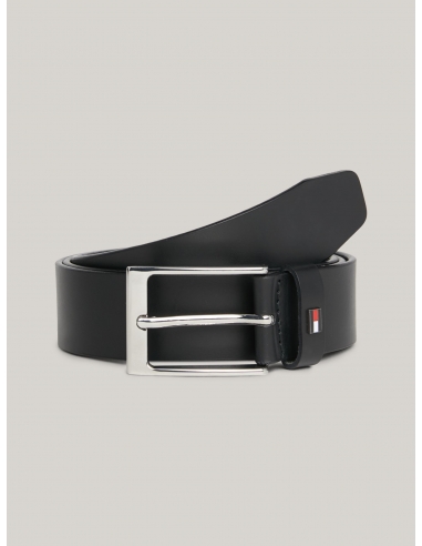 Layton Metal Flag Leather Belt