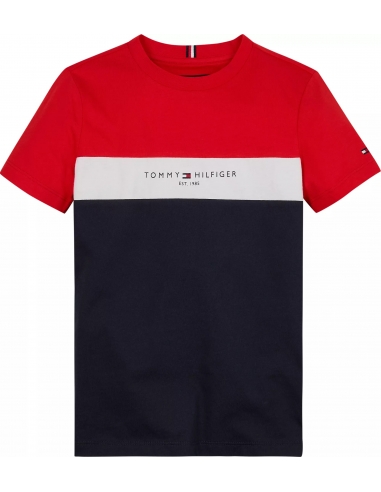 ESSENTIAL COLOUR-BLOCKED LOGO T-SHIRT