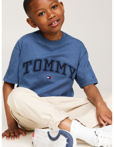 VARSITY LOGO EMBROIDERY T-SHIRT