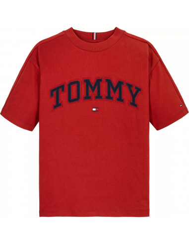 VARSITY LOGO EMBROIDERY T-SHIRT