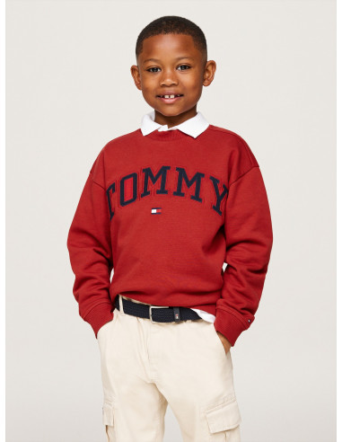 VARSITY LOGO CREW NECK SWEATSHIRT