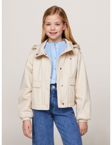 TWILL RELAXED WINDBREAKER JACKET