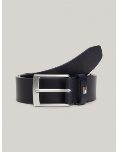 LEATHER SQUARE BUCKLE BELT