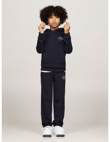 HILFIGER LOGO KANGAROO POCKET HOODY