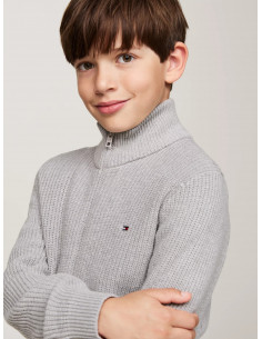 RIB-KNIT ZIP-THRU JUMPER 2