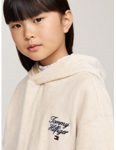 LOGO VELOUR RELAXED HOODY 2