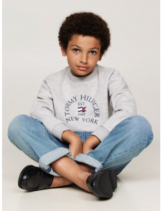 CREW NECK LOGO SWEATSHIRT 2