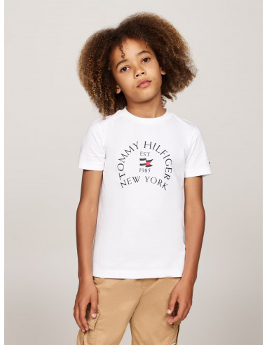 LOGO PRINT CREW NECK T-SHIRT