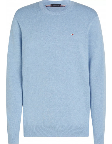 CREW NECK FLAG EMBROIDERY JUMPER