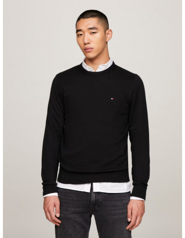 Cotton Cashmere Crew Neck Jumper