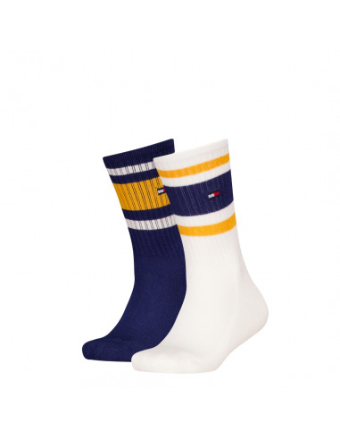 TH KIDS SOCK 2P SPORT STRIPE