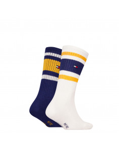 TH KIDS SOCK 2P SPORT STRIPE 2