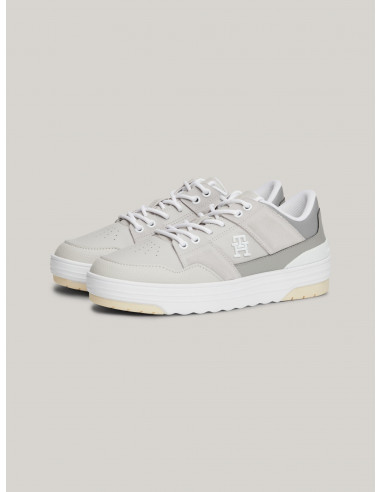 LEATHER MIXED TEXTURE BASKETBALL TRAINER