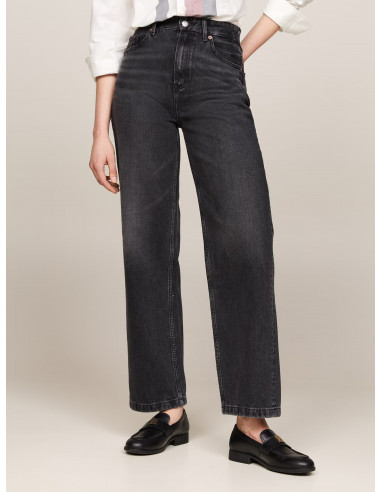 High Rise Relaxed Straight Jeans
