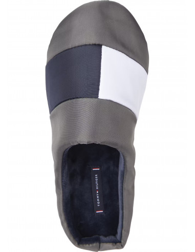 Colour-Blocked Smooth Slippers