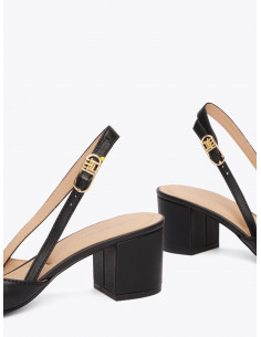 Leather Slingback Heels 2