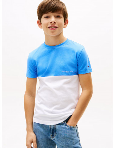 Colour-Blocked Crew Neck T-Shirt