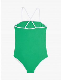 Logo Crossover Strap Swimsuit 2