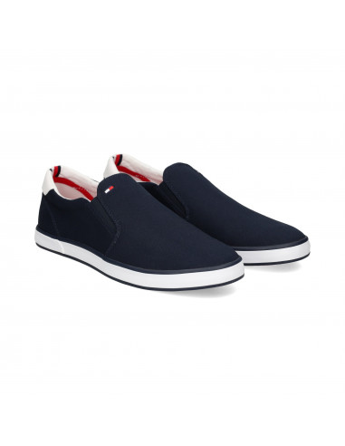Embossed Logo Slip-On Trainers