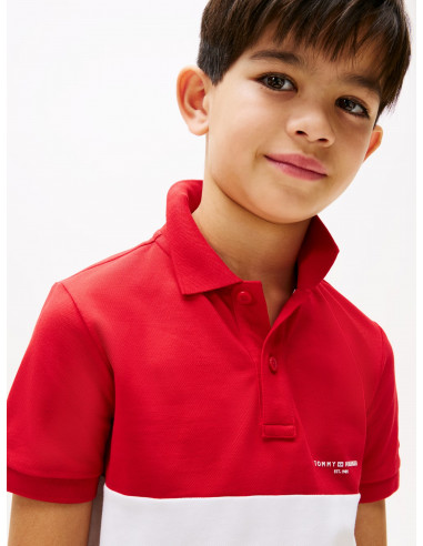 MINI CORP COLOURBLOCK POLO