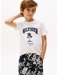 HILFIGER PALM PRINT TEE 2