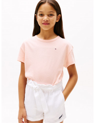 Linen Blend Relaxed T-Shirt