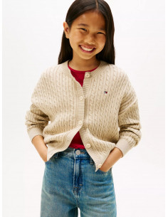 Cable Knit Relaxed Cardigan 2