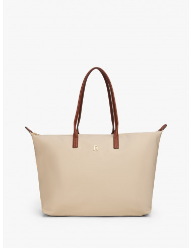 TH Monogram Plaque Tote Bag