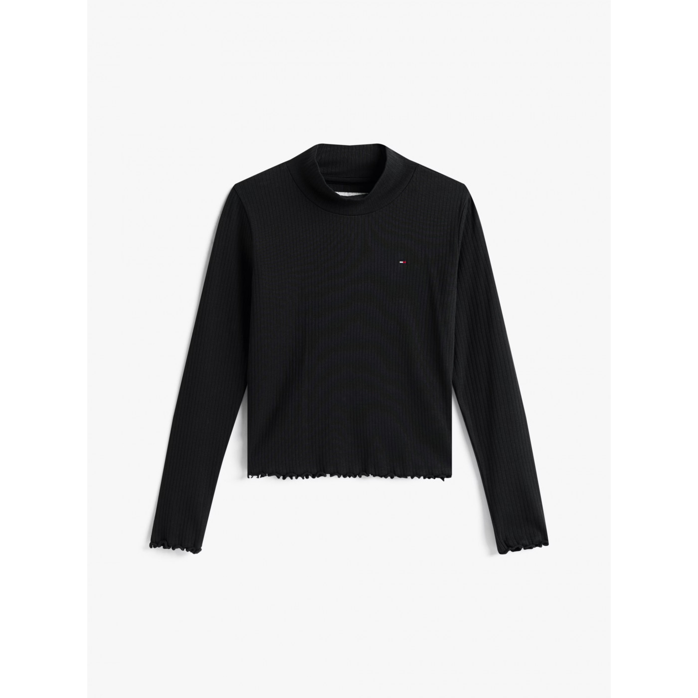 Ribbed Extra Slim Mock Neck Top Ribbed Extra Slim Mock Neck Top