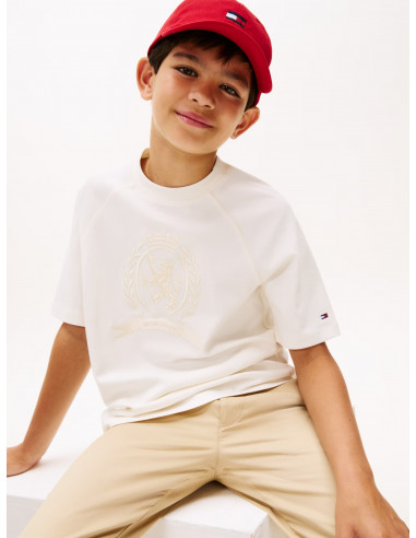 Tonal TH Crest Crew Neck T-Shirt