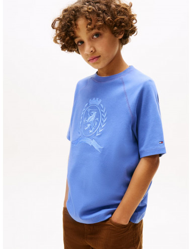 Tonal TH Crest Crew Neck T-Shirt