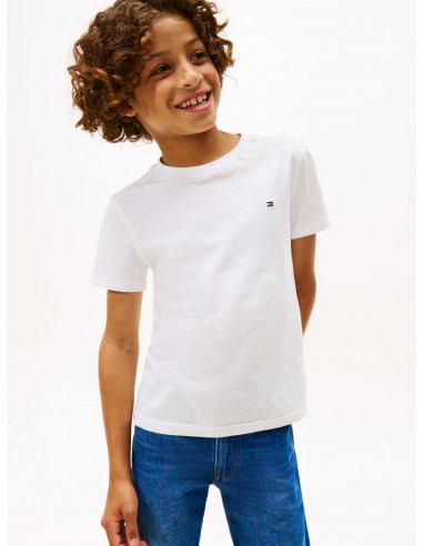 Essential Flag Embroidery Crew Neck T