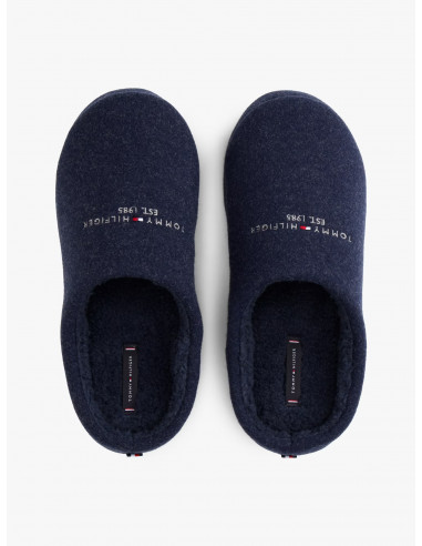 Logo Felt Slippers