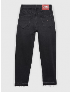 HIGH RISE TAPERED BLACK JEANS 2