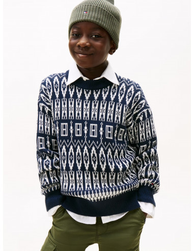 Fair Isle Crew Neck Jumper