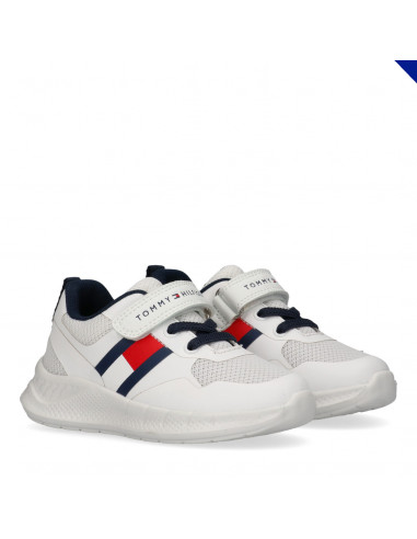 Flag Low Cut Lace-Up