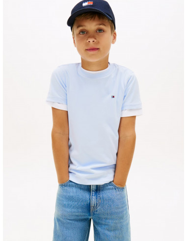 Essential Flag Embroidery Crew Neck T