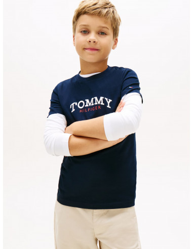 Logo Crew Neck Jersey T-Shirt
