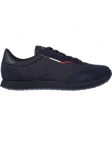 MIXED TEXTURE LOW-TOP RUNNER TRAINERS