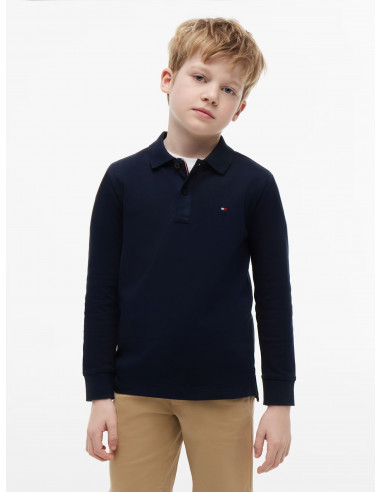 Essential Regular Fit Long Sleeve Polo
