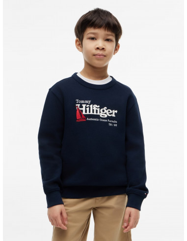 Logo Interlock Pique Sweatshirt