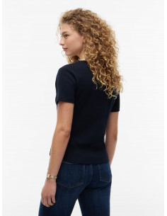 Flag Embroidery Slim V-Neck... 2