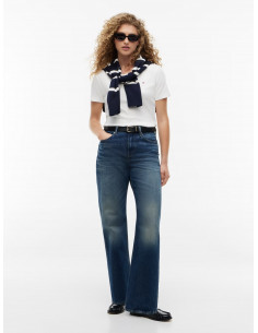 Flag Embroidery Slim V-Neck... 2