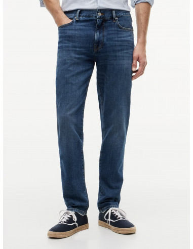 Denton Whiskered Straight Jeans