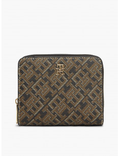 Icon Print Zip-Around Wallet