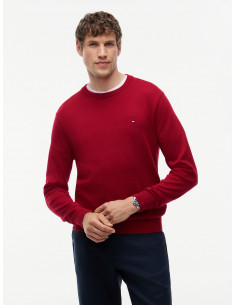 Cotton Cashmere Crew Neck...