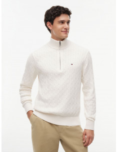 Cable Knit Half-Zip Jumper 2