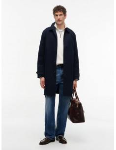 Single-Breasted Car Coat